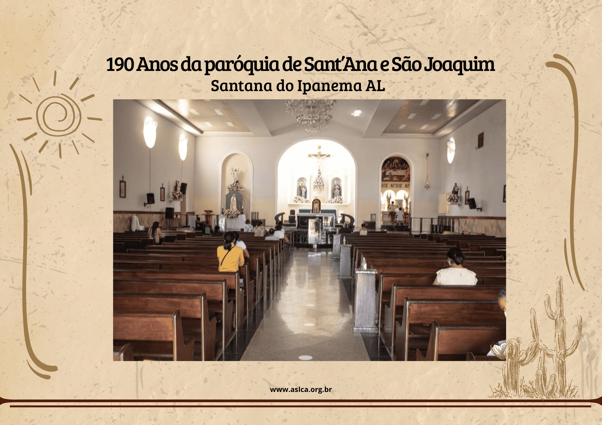 190 anos da paróquia de Senhora Sant'Ana e São Joaquim