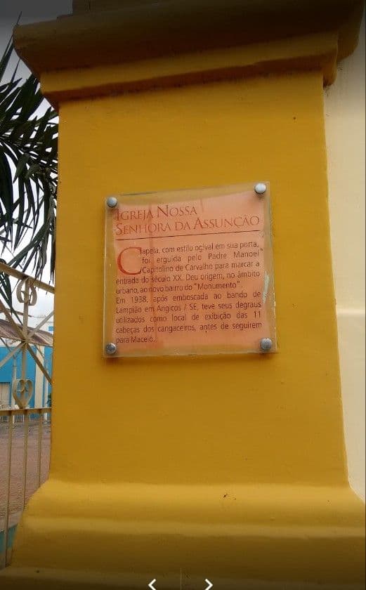 Capela construída pelo padre Manoel Capitolino de Carvalho