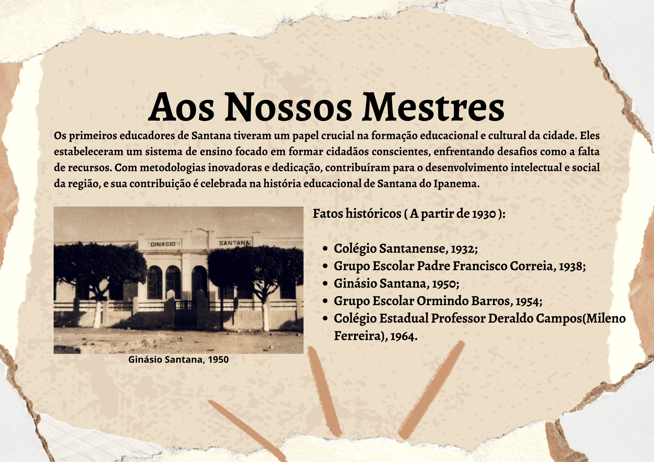 História da educação santanense