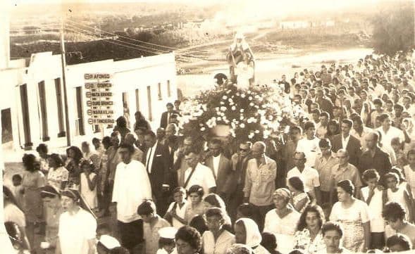 Procissão de Senhora Santana nos anos 1960