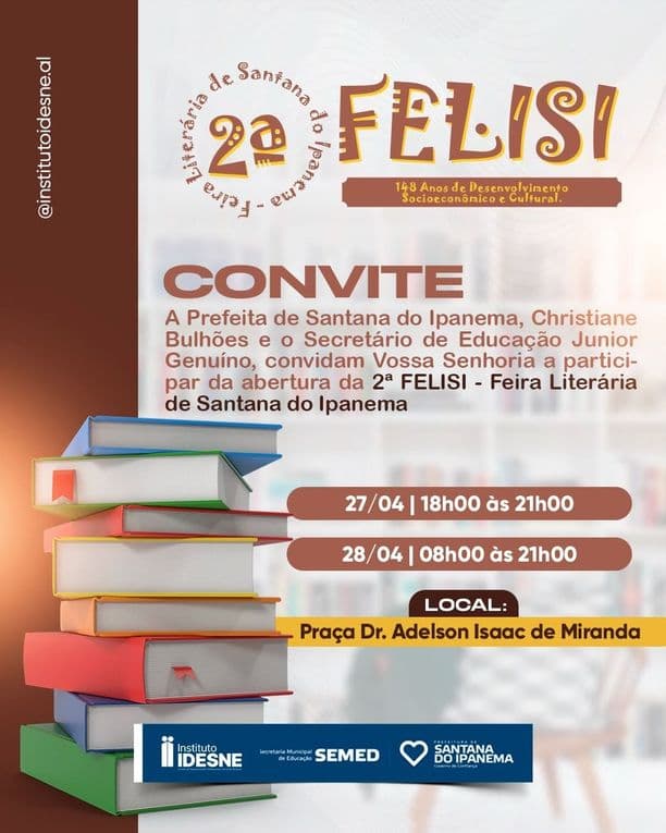 II Feira Literária de Santana do Ipanema