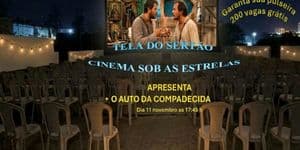 Uneal realiza primeira exibição do Projeto Telas do Sertão: Cinema sob as Estrelas
